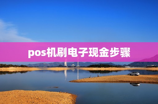 pos机刷电子现金步骤