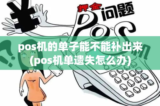 pos机的单子能不能补出来(pos机单遗失怎么办)