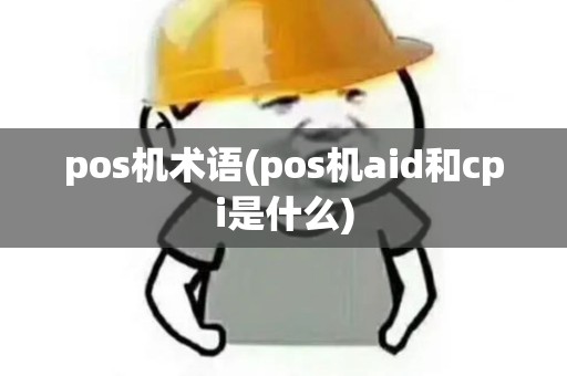 pos机术语(pos机aid和cpi是什么)