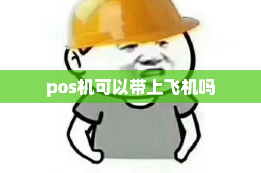 pos机可以带上飞机吗