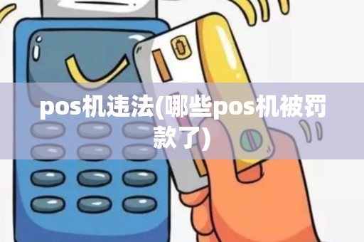 pos机违法(哪些pos机被罚款了)