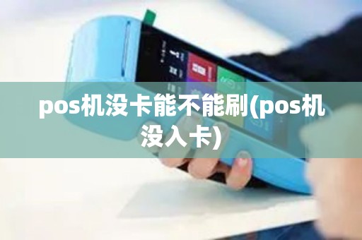 pos机没卡能不能刷(pos机没入卡)