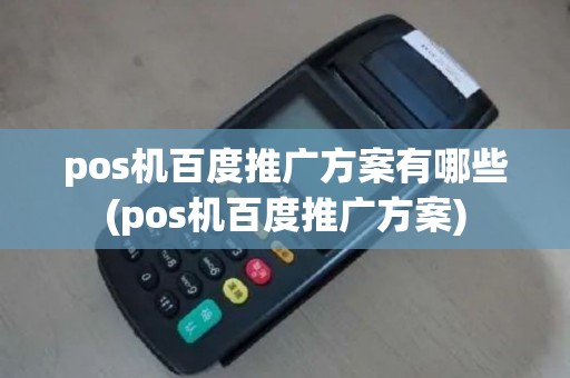 pos机百度推广方案有哪些(pos机百度推广方案)