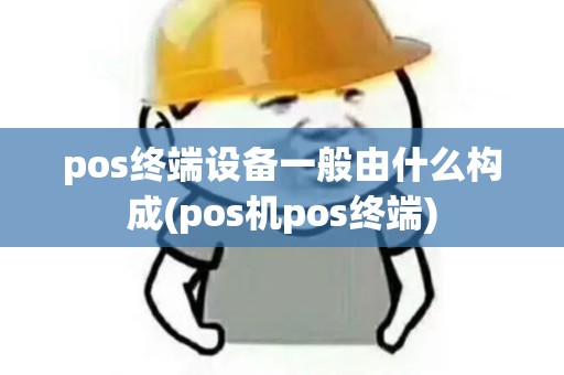 pos终端设备一般由什么构成(pos机pos终端)