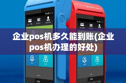 企业pos机多久能到账(企业pos机办理的好处)