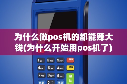 为什么做pos机的都能赚大钱(为什么开始用pos机了)