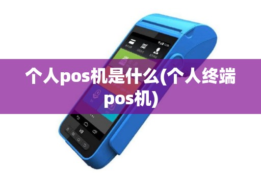 个人pos机是什么(个人终端pos机)