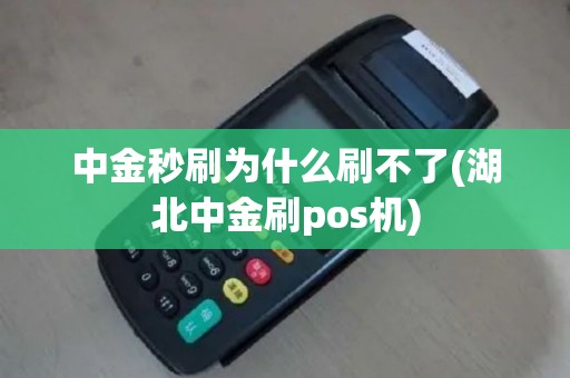 中金秒刷为什么刷不了(湖北中金刷pos机)