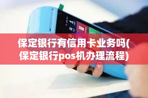 保定银行有信用卡业务吗(保定银行pos机办理流程)