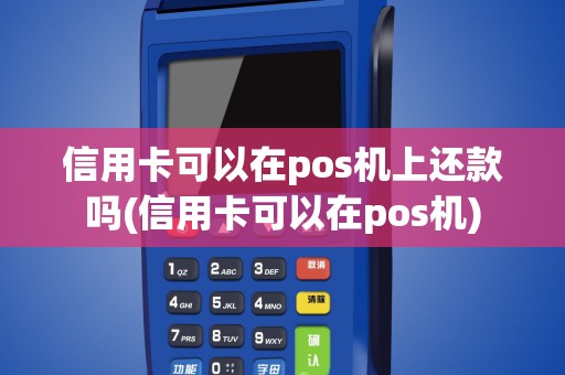 信用卡可以在pos机上还款吗(信用卡可以在pos机)