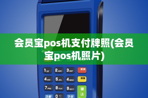 会员宝pos机支付牌照(会员宝pos机照片)