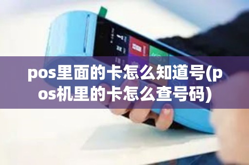pos里面的卡怎么知道号(pos机里的卡怎么查号码)