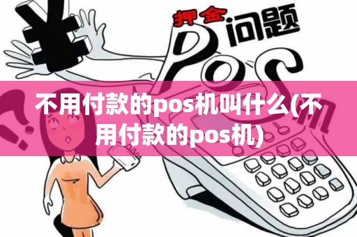 不用付款的pos机叫什么(不用付款的pos机)