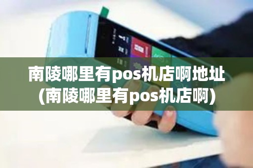 南陵哪里有pos机店啊地址(南陵哪里有pos机店啊)