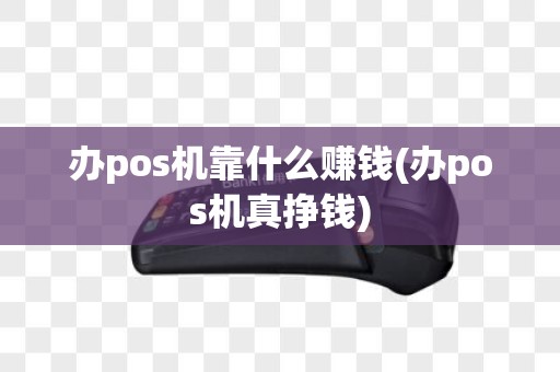 办pos机靠什么赚钱(办pos机真挣钱)