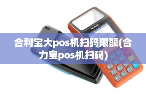 合利宝大pos机扫码限额(合力宝pos机扫码)