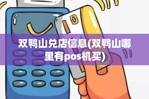 双鸭山兑店信息(双鸭山哪里有pos机买)