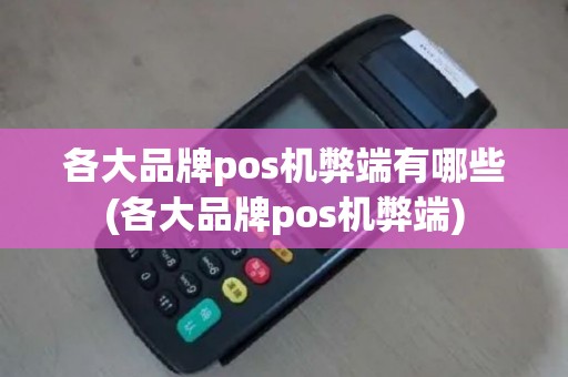 各大品牌pos机弊端有哪些(各大品牌pos机弊端)