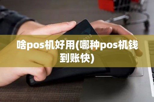 啥pos机好用(哪种pos机钱到账快)