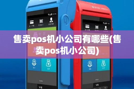 售卖pos机小公司有哪些(售卖pos机小公司)