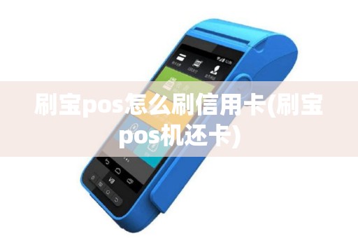 刷宝pos怎么刷信用卡(刷宝pos机还卡)