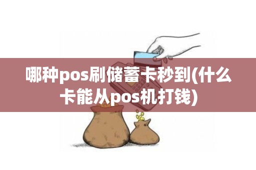 哪种pos刷储蓄卡秒到(什么卡能从pos机打钱)