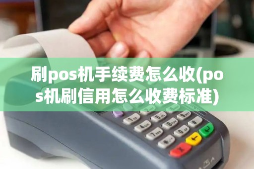 刷pos机手续费怎么收(pos机刷信用怎么收费标准)