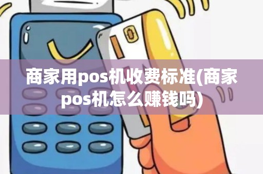 商家用pos机收费标准(商家pos机怎么赚钱吗)